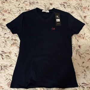 Calvin Klein Kid’s Navy V-Neck Tee
